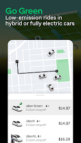 Uber - Request a ride screenshot