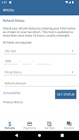 IRS2Go screenshot
