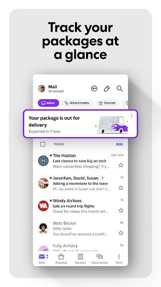 Yahoo Mail screenshot