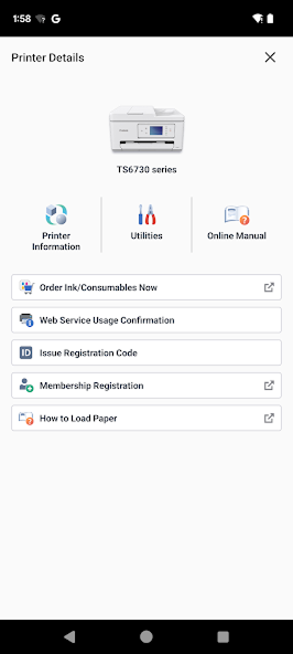 Canon PRINT screenshot